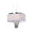 Luminaire suspendu unique avec décorations en cristal