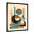 Impression noire sur toile encadrée sélectionné