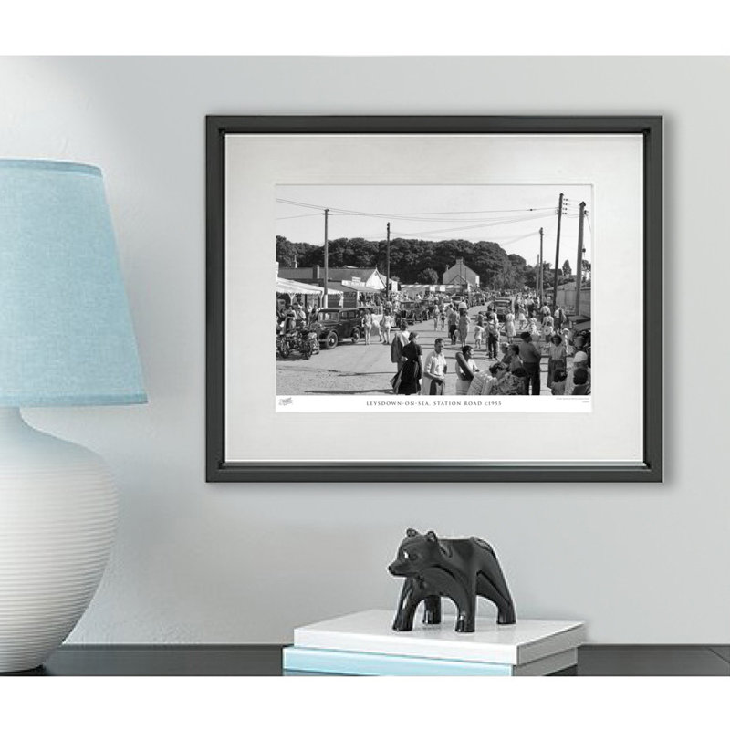 Leysdown-on-Sea, Station Road C1955 by Francis Frith - Single Picture Frame Print, 40cm H x 50cm W x 2.3cm D