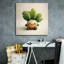  Reproduction d'art sur toile 26 po x 26 po «Kn tricot Emotion Support Lettuce» par Ann Klee