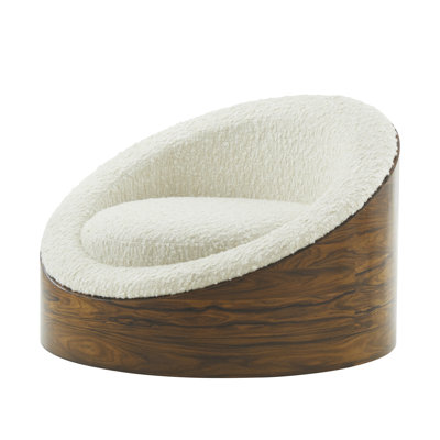 Seated Swivel Armless Chair
