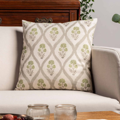 Floral Green Cushion