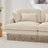 Spacious Chenille Sofas, Modern Leopard Modular Style For Living Room