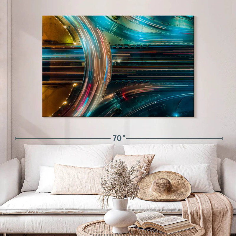Mehar Highway Light Trails, 34" H x 51" W