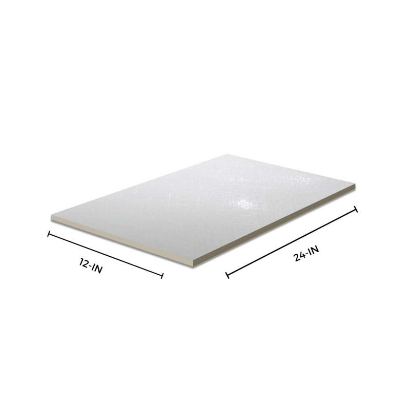 Note Luxe 12" x 24" Porcelain Wall & Floor Tile, White