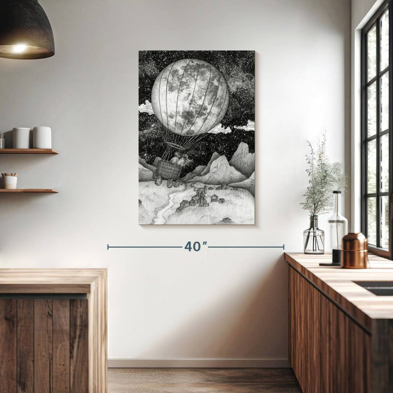 Mehar Moon Balloon, 39" H x 26" W