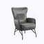 Fauteuil d'appoint gris Wallace & Bay Graham