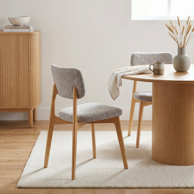 Upholstered Solid Wood Dining Chair Side Chair