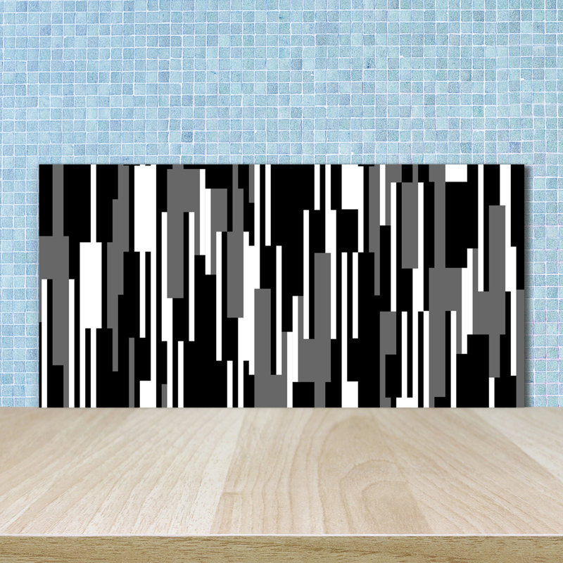 50cm W x 100cm L Glass Peel and Stick Panel
