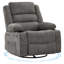 Fauteuil inclinable pivotant à 360 ° avec porte-gobelet et siège profond rembourré pour le salon-1831887067