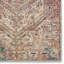 Tapis oriental brun / ivoire / bleu en polyester / polypropylène tissé à la machine Forand-1005273923