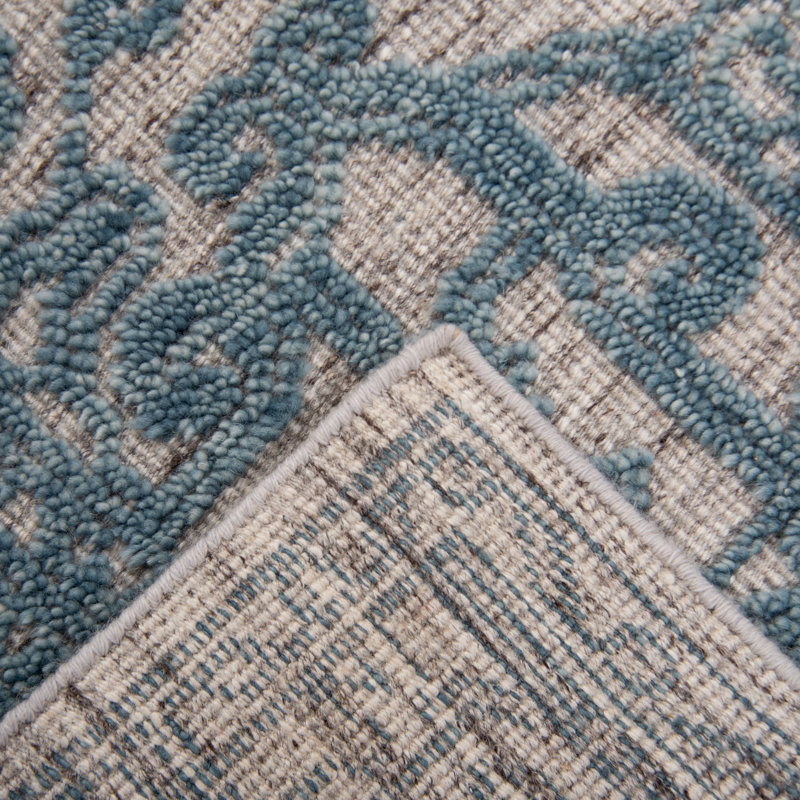 Tapis 100% laine noué à la main, Rectangulaire 2 pi x 3 pi