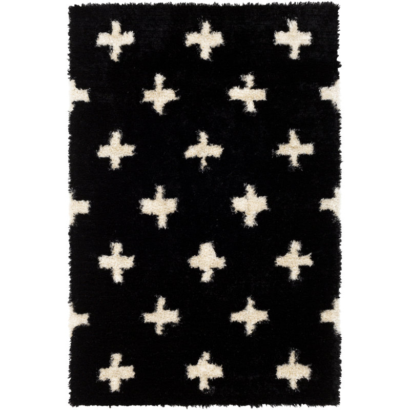 Aleman Geometric Indoor Rug, Rectangle 2' x 3'