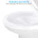 Yescom 0 Gallons GPF Round Chair Height Floor Mounted Bidet Toilet (Seat Included)