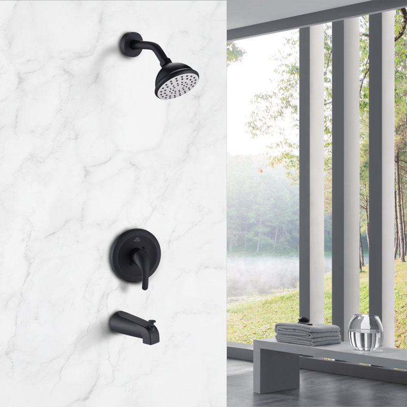 Robinet de baignoire et de douche avec valve brute