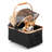 3-in-1 4-wheel Pet Jogger Stroller with Detachable Carrier For Dogs and Cats