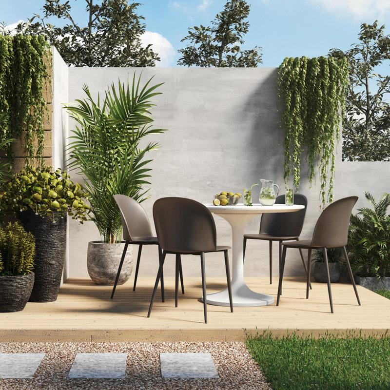 Lourdes Round Stone Dining Table