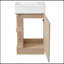Petit meuble-lavabo 18,6 po avec tablette à deux niveaux pour lavabo-1759540942