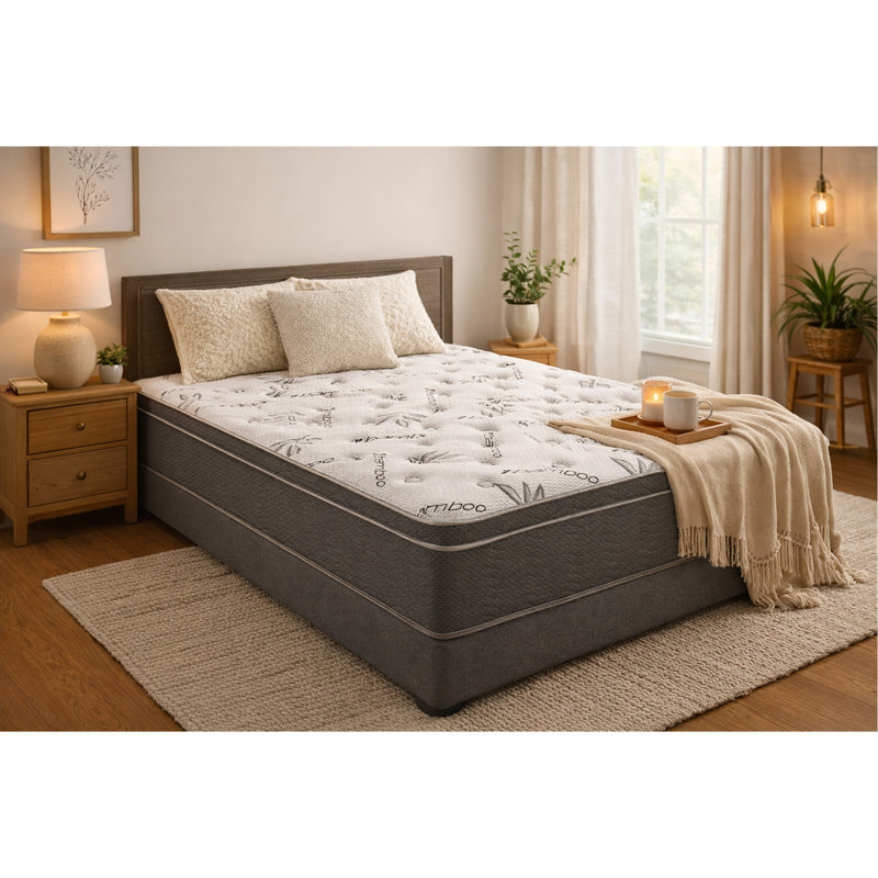 Grand matelas hybride en bambou 10 po, Twin