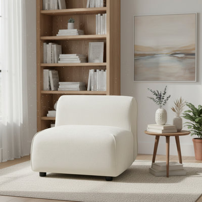 Chaise d'appoint rembourrée Modern