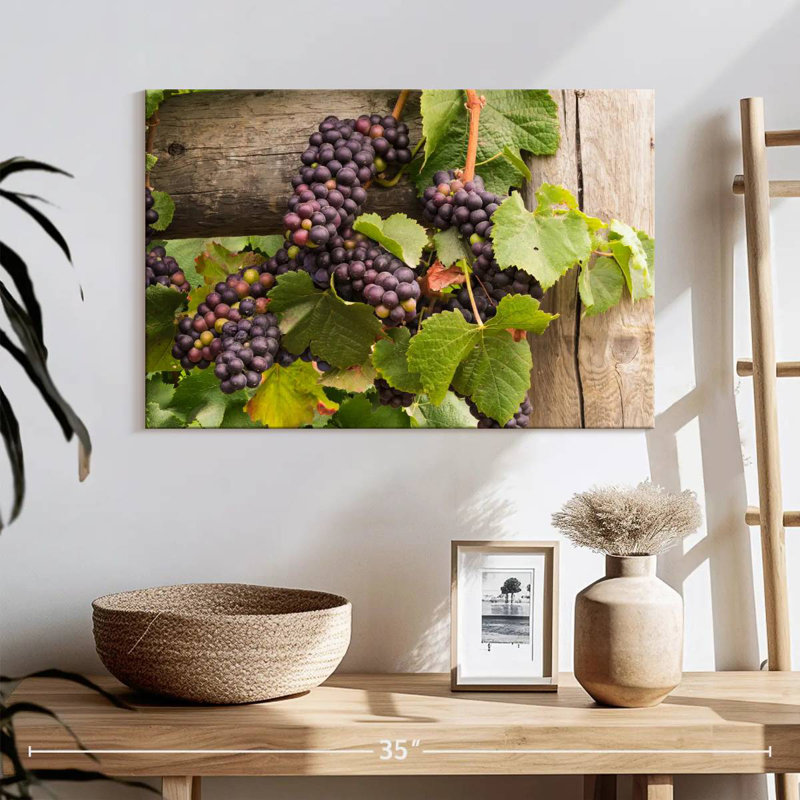 Yarlin Purple Pinot Grapes, 16" H x 24" W