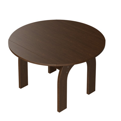 Extendable Dining Table, Converts Oval to Round