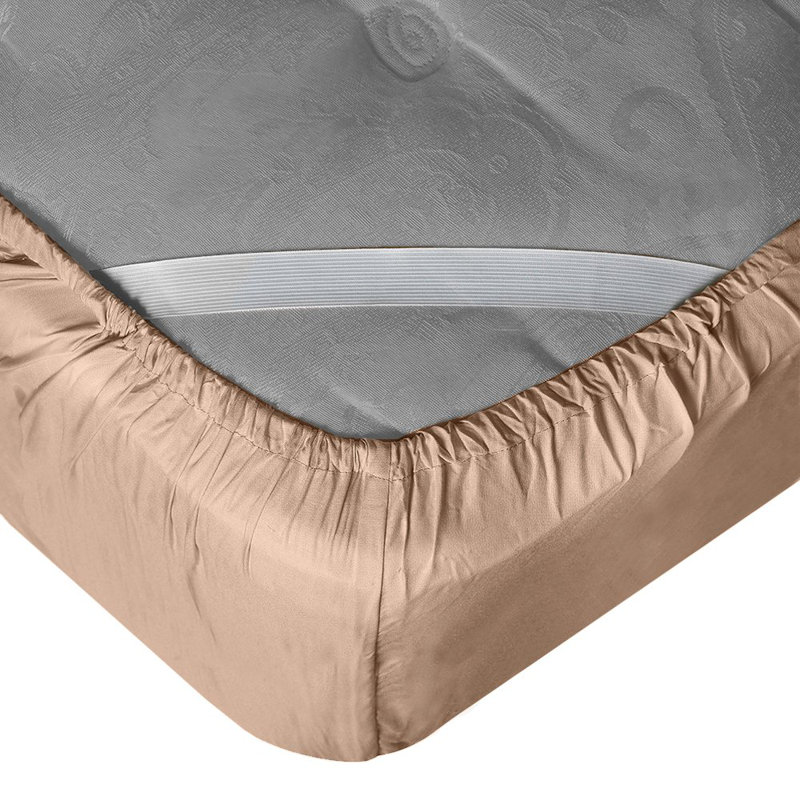 Empyrean Bedding Extra Deep Pocket Solid Fitted Sheet, California King Fitted Sheet, Cream