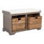 Briananthony Linen Upholstered Storage Bench-122846476