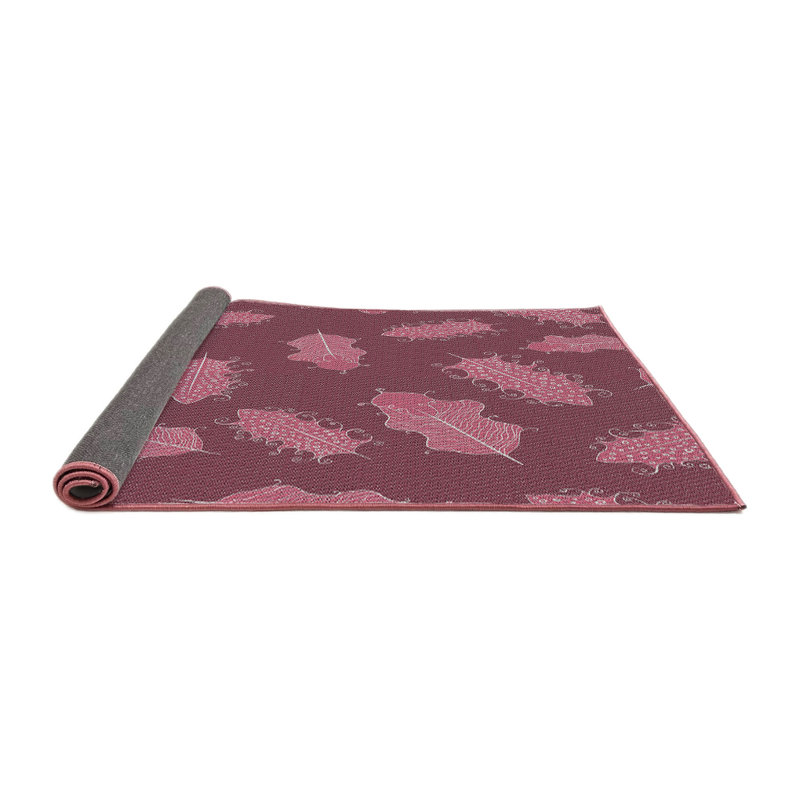Tapis magenta foncé Kirandeep, Carré 5 pi