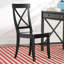 Chaise d'appoint en bois massif Winegar