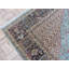 Tapis de la surface en laine brun/noir/bleu 8 pi x 9 pi noué la one-of-kind à la main Hutcherson