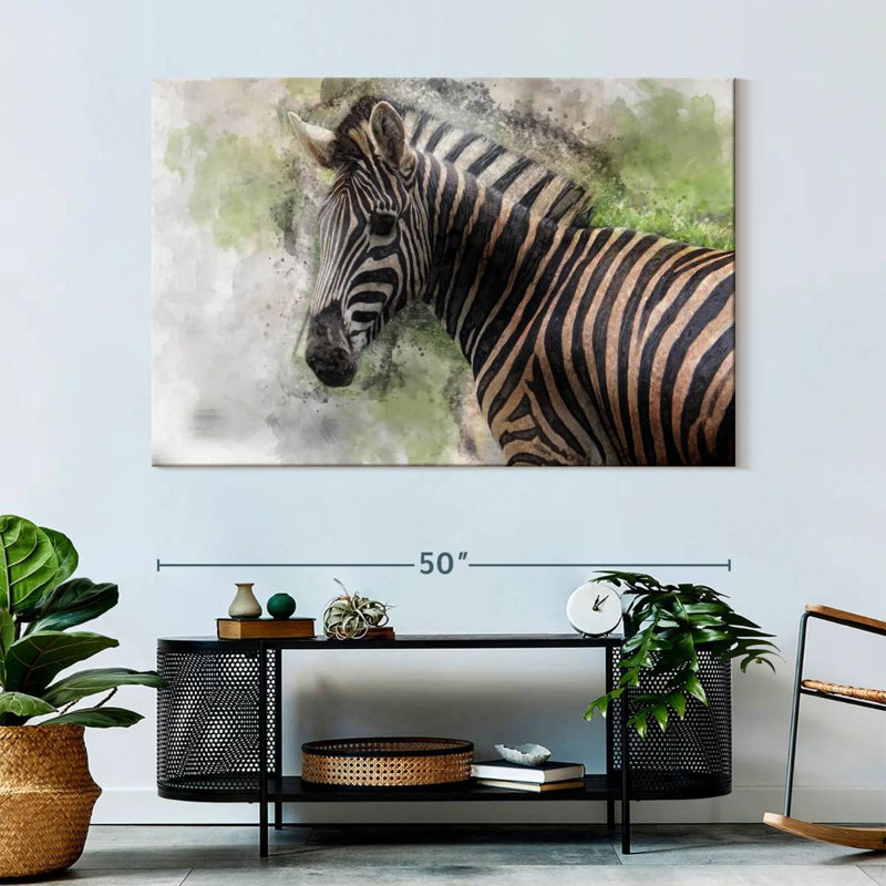 Brampt Magnificent Zebra, 34" H x 51" W