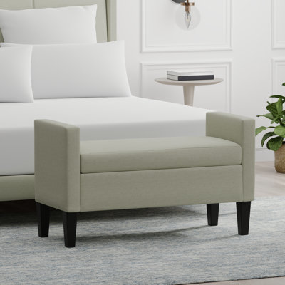 Anye Polyester Upholstered Storage Bench