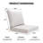 Patio Furniture Sofa Cushion Set Outdoor Deep Seating Cushions Thick Foam,Creamy White-110221783