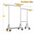 Rilen Adjustable Rolling Clothing Rack
