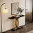 Accent Table Console Table ,Gold Intertwined Metal Legs Luxury High-End Entryway Furniture