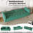 Plush Beige Velvet Convertible Sofa Bed With Decorative Nail Heads-110365844