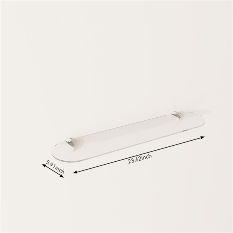 Codero Floating Shelf, 0.50" H x 23.62" W x 5.91" D