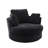 Achorn 42" W Recessed Arm Slipcovered Swivel Barrel Chair-1626819414
