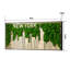 Art mural en métal New York Moss City