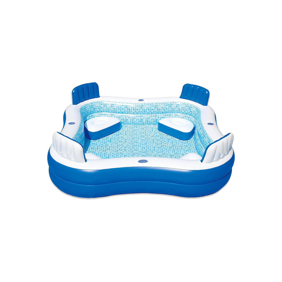 Blue Wave Products Inflatable 88-in x 88-in x 26-in Deep Pool with ...