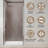 34-35.9 in. W x 72 in. H Pivot Swing Frameless Shower Door with Clear SGCC Tempered Glass-117010686