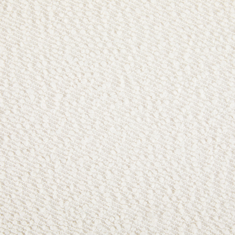 Repose-pieds rond, Naturel, Blanc
