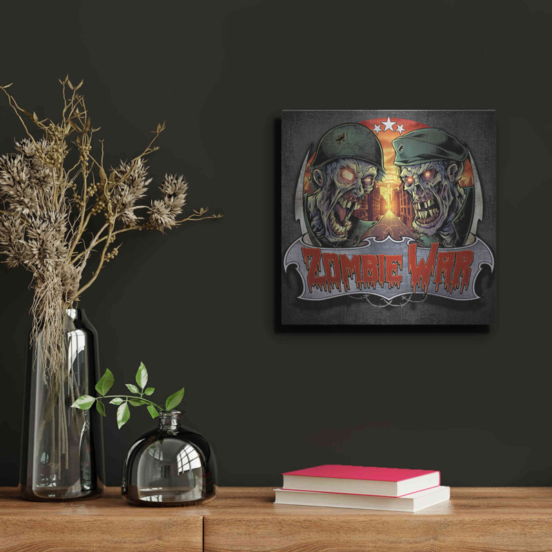 «Zombie War Soldiers» par Flyland Designs, H 12 po x l 12 po