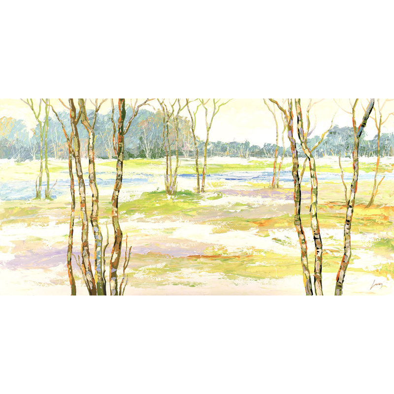 Enchanted Forest 1 Piece Wrapped Canvas Painting, 70cm H x 140cm W x 4cm D