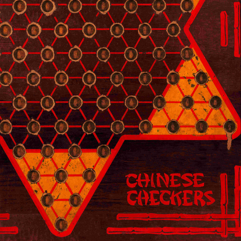 " Gameboard Study 3 ", 12" W x 12" H