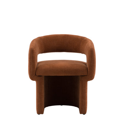 Polyester Blend Upholstered Accent in Red