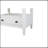 Open Nightstand With 2 Drawers-500329413