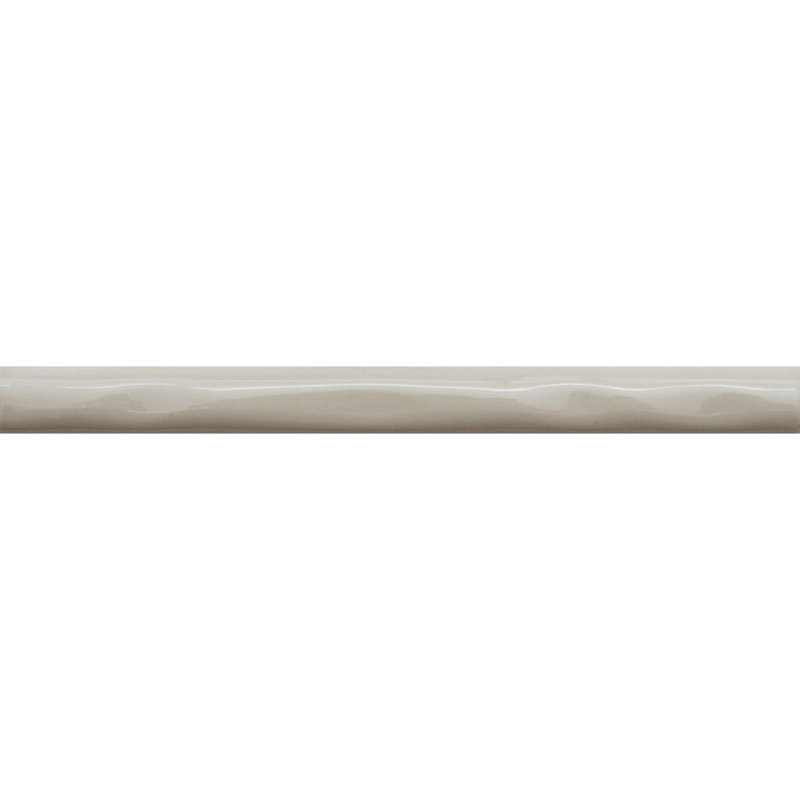 Chelsea 10" X 1" Ceramic Pencil Liner Tile Trim, Bone