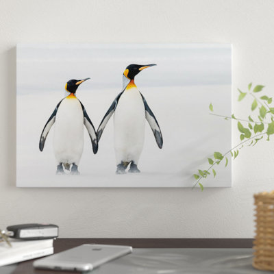 " King Penguin Pair On Beach, Volunteer Beach, East Falkland Island, Falkland Islands " by Tui De Roy